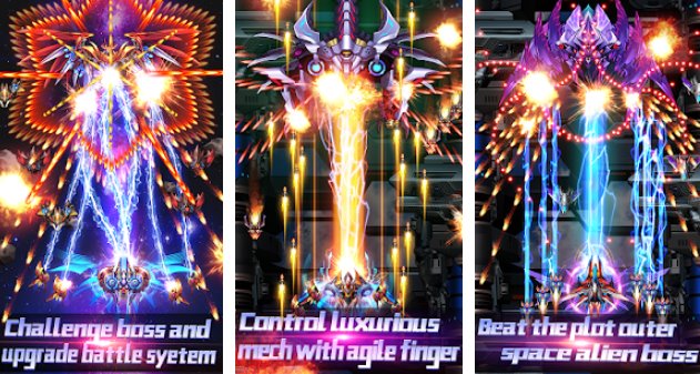 Gameplay screenshot from thunder assault raiden striker for Android