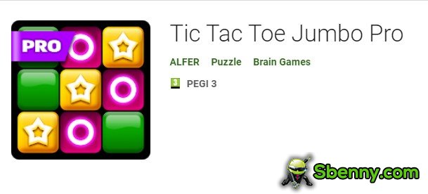 Tic Tac Toe Jumbo Pro
