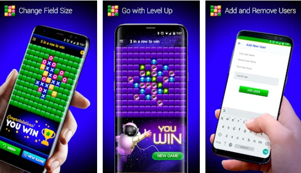 Gameplay screenshot from tic tac toe jumbo pro for Android