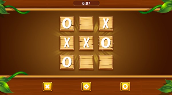 Gameplay screenshot from ticky tacky toe for Android