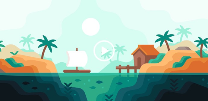 Gameplay screenshot from tides a fishing game for Android