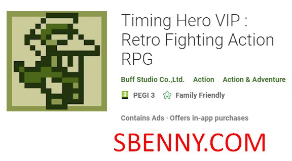 timing hero vip retro fighting action rpg