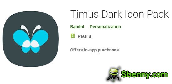 timus dark icon pack
