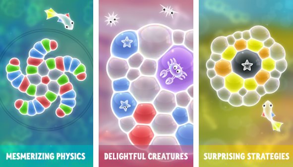 Gameplay screenshot from tiny bubbles for Android