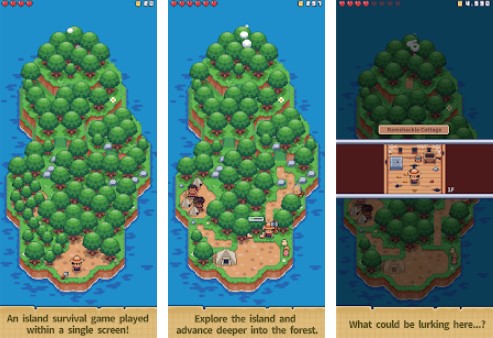 Gameplay screenshot from tiny island survival for Android