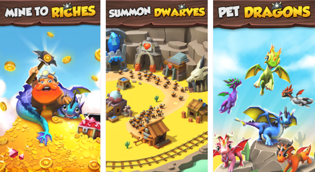 Gameplay screenshot from tiny miners idle clicker for Android