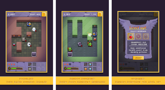 Gameplay screenshot from tiny rogue for Android