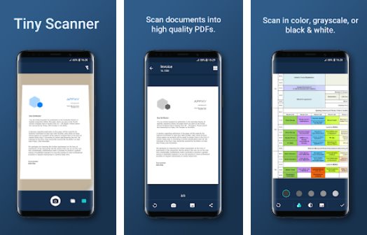 winziger Scanner pro PDF-Dokument scannen