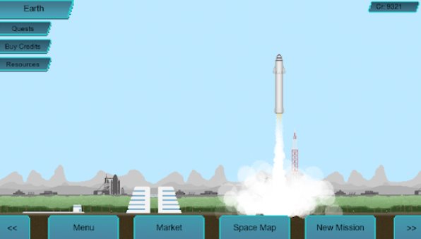 Gameplay screenshot from tiny space program for Android