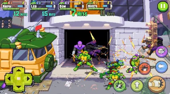 Gameplay screenshot from tmnt shredder s revenge for Android