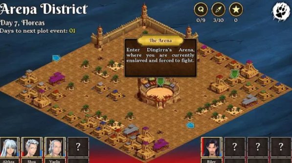 Gameplay screenshot from toa seasons of the wolf for Android