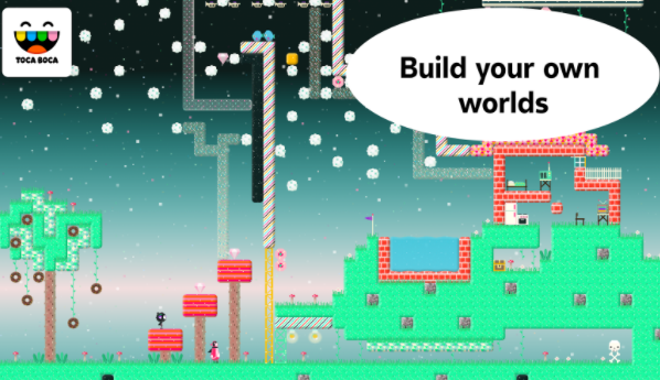 Gameplay screenshot from toca blocks for Android