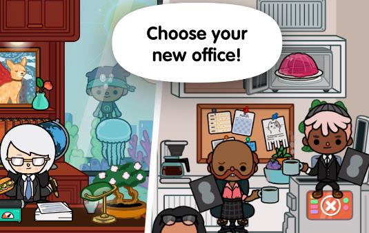 Gameplay screenshot from toca life office for Android