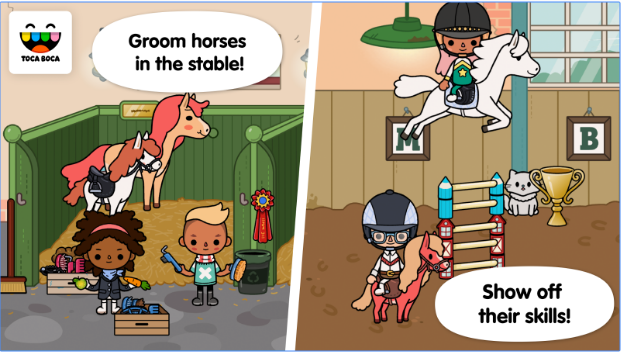 Gameplay screenshot from toca life stable for Android