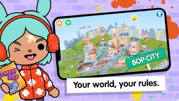 Gameplay screenshot from toca life world build a story for Android