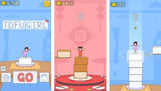 Gameplay screenshot from tofu girl for Android