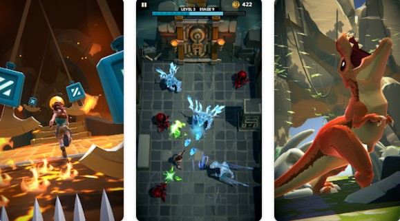 Gameplay screenshot from tomb raider reloaded netflix for Android