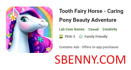 avventura di bellezza pony premuroso cavallo fata dei denti