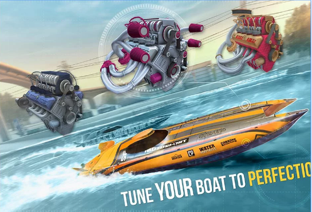 Gameplay screenshot from top boat racing simulator 3d for Android