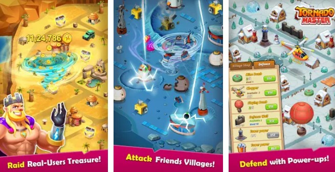 Gameplay screenshot from tornado master coins mania for Android