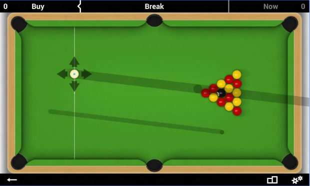 Gameplay screenshot from total pool classic for Android