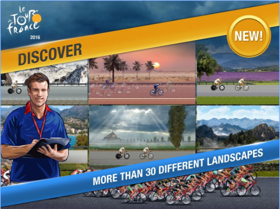 Gameplay screenshot from tour de france 2016 the game for Android