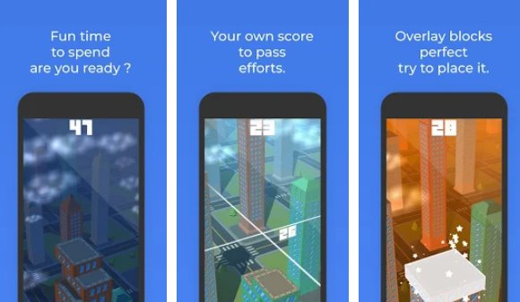 Gameplay screenshot from tower builder for Android