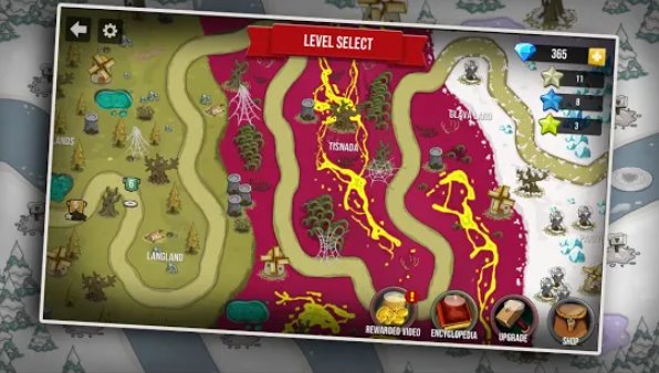 Gameplay screenshot from tower defense reloaded tactical war strategy for Android