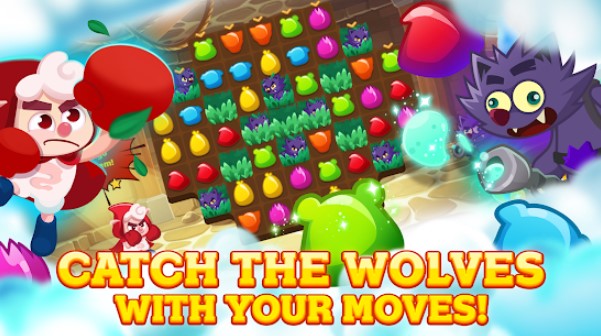Gameplay screenshot from tower masters match 3 game for Android