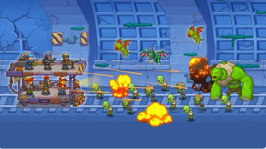tower train zombie defense 2d APK MOD Android