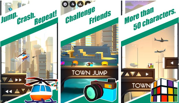 Gameplay screenshot from town jump for Android