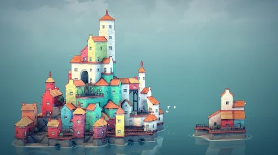 Gameplay screenshot from townscaper for Android