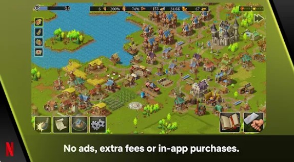 Gameplay screenshot from townsmen a kingdom rebuilt for Android