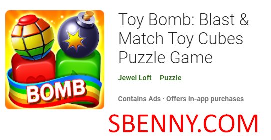 toy bomb blast and match toy cubes puzzle game