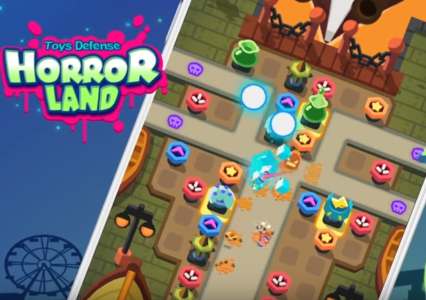 Gameplay screenshot from toys defense horror land for Android