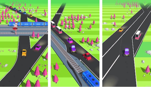 Gameplay screenshot from traffic run for Android
