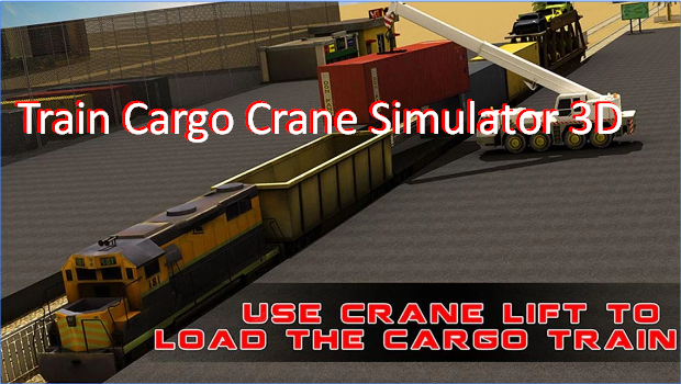 train cargo crane simulator 3d