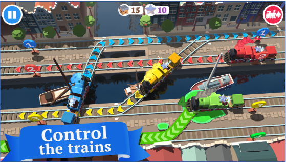 Gameplay screenshot from train conductor world for Android