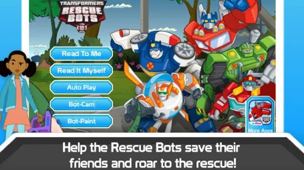 Gameplay screenshot from transformers rescue bots for Android