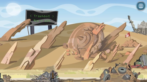 Gameplay screenshot from trashbot combat robots constructor for Android