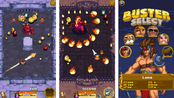 Gameplay screenshot from  treasure buster for Android