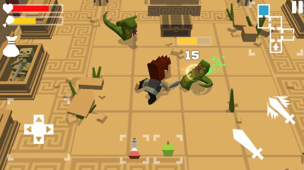Gameplay screenshot from treasure dungeon for Android