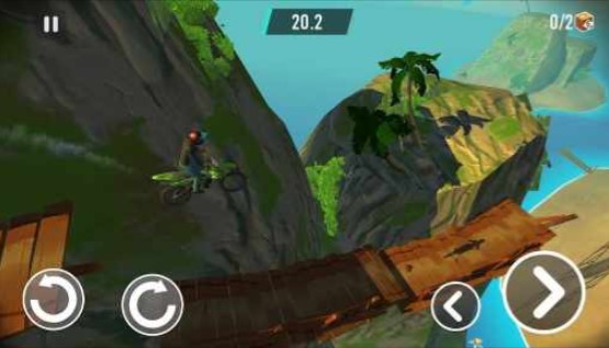 Gameplay screenshot from trial riders bike racing for Android