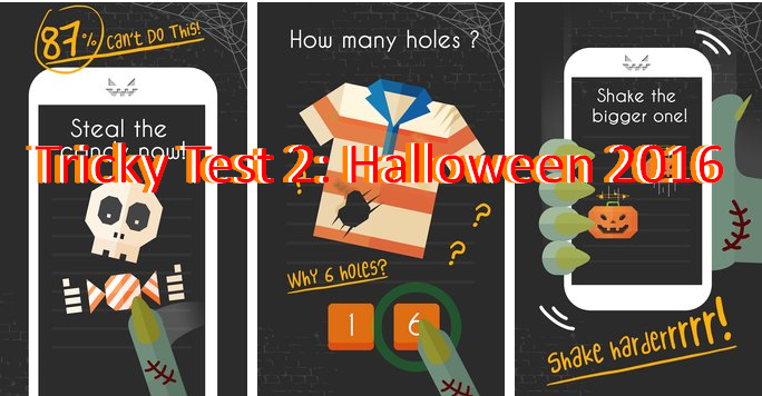 tricky test 2 halloween 2016