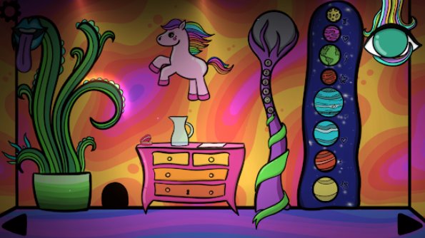 Gameplay screenshot from trippy escape mindeater for Android