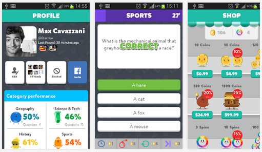 Trivia Sprung MOD APK Android Spiel kostenlos heruntergeladen werden