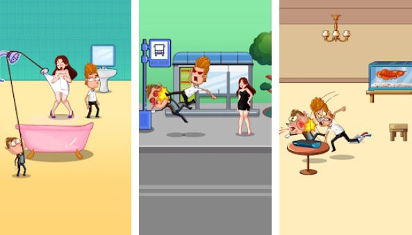 Gameplay screenshot from troll robber steal it your way for Android