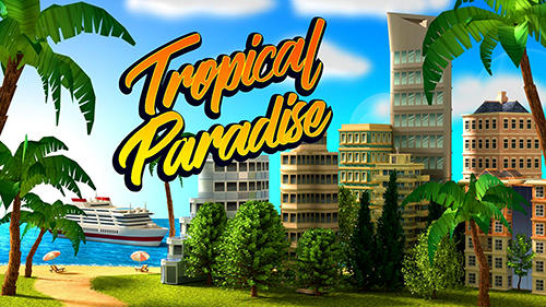 tropisches Paradies Sim Stadt Gebäude Stadt Insel Bucht
