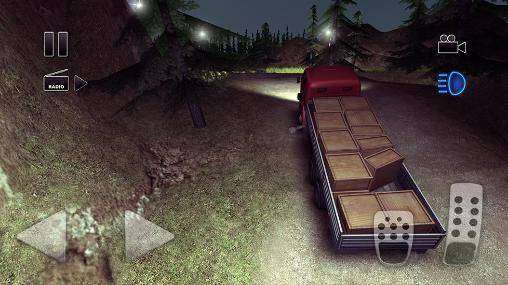 Gameplay screenshot from truck driver crazy road for Android