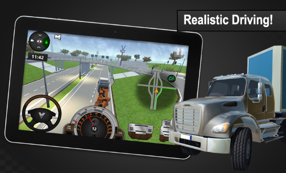 Gameplay screenshot from truck simulator 2016 for Android